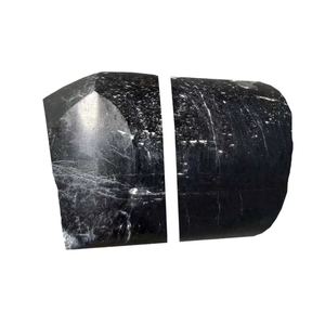 Matériaux de pierres précieuses de haute qualité, serre-livres en tourmaline noire, pierres naturelles brutes, minéraux, cristaux pour la décoration, vente en gros - Product Image 4