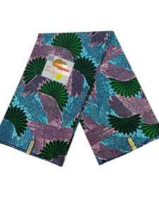 Tela Ankara Batik de Alta Calidad, Última Moda en Ropa Deportiva, 6 Yardas, Estampado Africano, Ecológica, para Vestidos, Cortinas, Niños y Niñas - Product Image 4