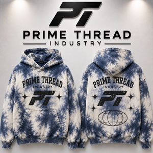 Custom Made Men's Oversized <b>Tie</b>-<b>Dye</b> <b>Hoodie</b> OEM Garment Dyed Pullover <b>Hoodie</b> Pocket and Logo Print Eco-Friendly Hooded Sweatshirt - Product Image 2