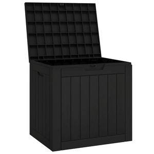 Scatola portaoggetti Patio nero 21.9 materiale in polipropilene resistente "x 16.9" x 20.9" - Product Image 4