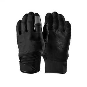 Baseball Batting Gloves <b>Full</b> Finger Synthetic Material Non <b>Slip</b> Hook And Loop Closure For Adults All Seasons Use - Product Image 2