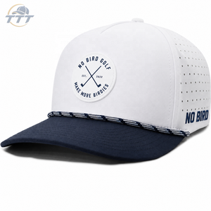 Gorra de Golf Personalizada, Fabricante en Vietnam, Corte Láser, Impermeable, Transpirable, de Poliéster, con Logotipo Bordado, OEM, ODM, Venta al Por Mayor - Product Image 2