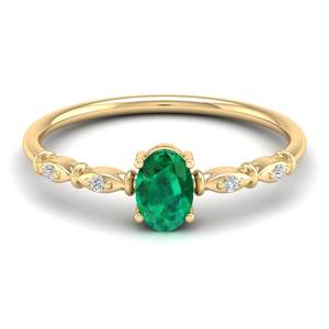 REYES High Quality 925 Sterling <b>Silver</b> GRA Certified Moissanite Wedding Proposal Rings Emerald Gemstone Fine Jewelry For Her - Product Image 6