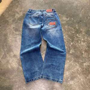 Pantalones Anchos Impermeables Estampados Premium para Hombre, para Entusiastas del Streetwear - Corte Holgado Cómodo y Estilo Urbano Moderno - Product Image 3