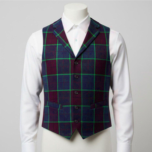 Chaleco de Forro Polar Personalizado para Hombre, Chaleco Cálido sin Mangas, Chaqueta Formal de Invierno, Cuello en V a Cuadros, Impermeable, Venta al por Mayor Directa de Fábrica OEM - Product Image 2
