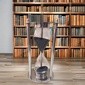 Brass Gold-Plated Round <b>Sand</b> <b>Timer</b>-Tableware for Father's Day and Chinese New Year - Product Image 2