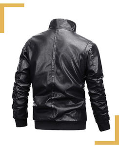 <b>Men</b>’s metallic silver leather <b>jacket</b> for bold street fashion style. - Product Image 4