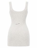 Robe de plage perlée de créateur pour femme, tenue de villégiature tendance