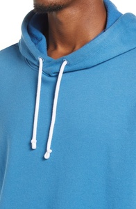 Sweat-shirt à capuche en molleton pour homme, broderie personnalisée de haute qualité, impression en relief, 100% coton, coupe classique, poche, séchage rapide - Product Image 3