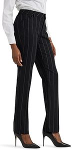 Pantalones Casuales de Cintura Media para Mujer, de Lona, Lavado Ácido, Cierre de Botones, Transpirables, Ligeros, para Oficina, Trabajo, Suministro Directo de Fábrica - Product Image 4