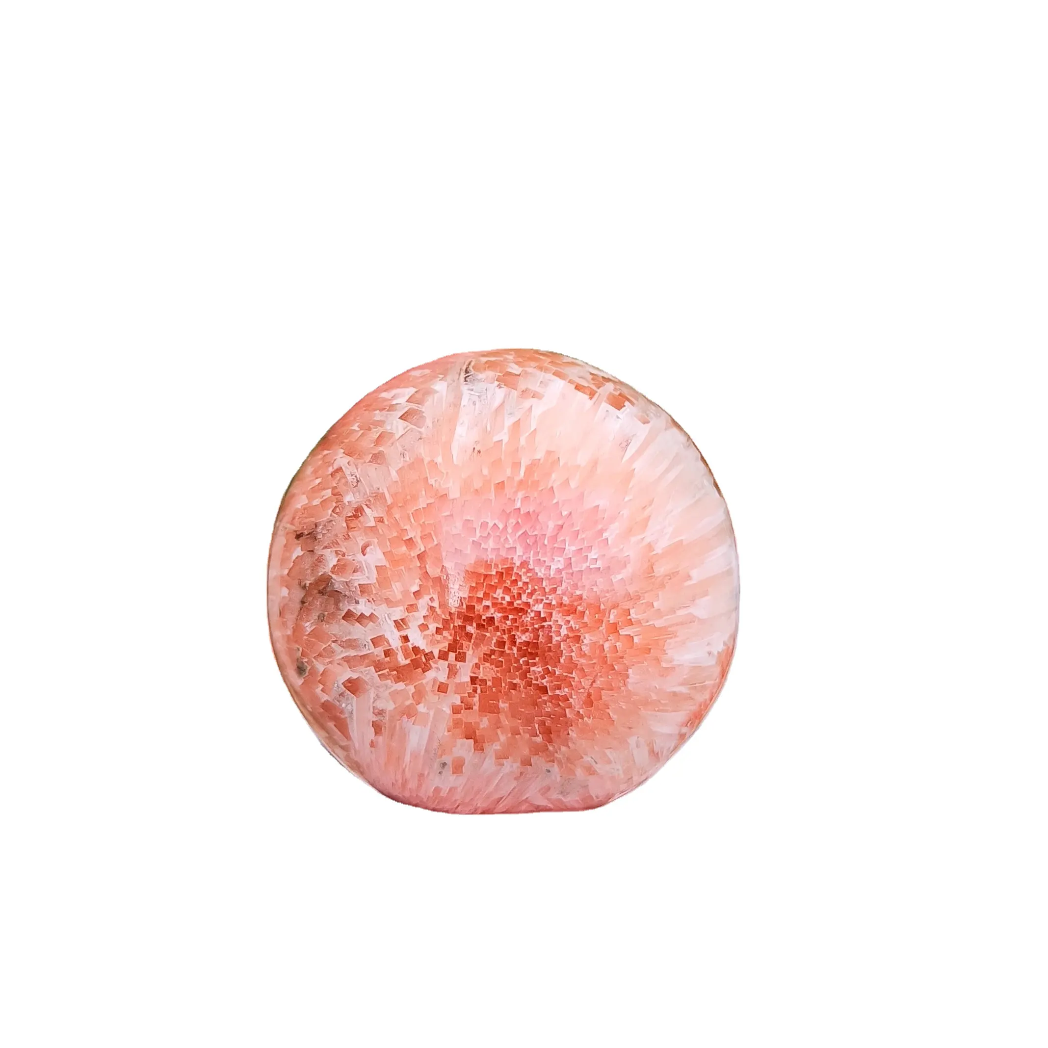 Esfera de cristal de olhar rosa natural, esfera de cristal polida à mão para cura de quartzo, presentes de decoração de casa, pedra preciosa, chakra reiki