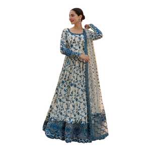 Traje de Lino Bordado Premium, Ropa India y Pakistaní, Colección de Verano, Vestido de Lino de Algodón de 3 Piezas para Mujer 2026 - Product Image 1