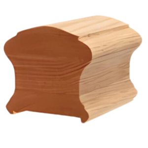 Rampe d'escalier en chêne rouge moderne et minimaliste, fabrication professionnelle sur mesure, pièces d'escalier pour escaliers intérieurs et extérieurs - Product Image 2