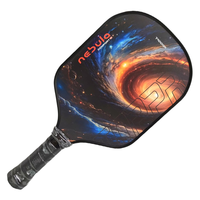 Vente flash TOPPRO T7017 Raquette de pickleball thermoformée entièrement en carbone, noyau en verre 3 couches, surface en carbone à friction, PU premium