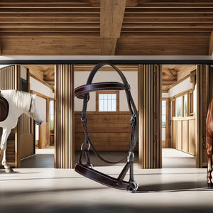 Equipo de entrenamiento ecuestre de cuero de caballo, brida de cuero personalizable en varios tamaños, estilo inglés y occidental, al mejor precio al por mayor. - Product Image 3