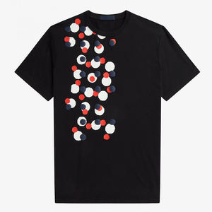 T-shirt en coton à manches courtes à séchage rapide pour homme, léger, doux, confortable, impression personnalisée, mode décontractée - Product Image 1