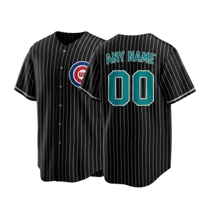 For Chicago for Baseball Jersey Unisex Custom Letter V-neck Short Sleeve Tackle Twill 100% Polyester Quick Dry Breathable Sport - Product Image 2