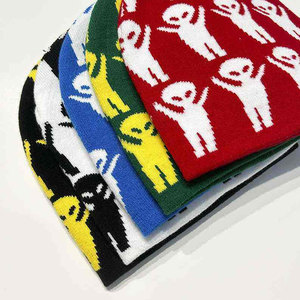 Gorro de Punto Econex Deportivo y Moderno, Súper Suave, 100% Acrílico, Forrado, Estilo Urbano, con Rayas Bordadas, Unisex, para Exteriores - Product Image 1