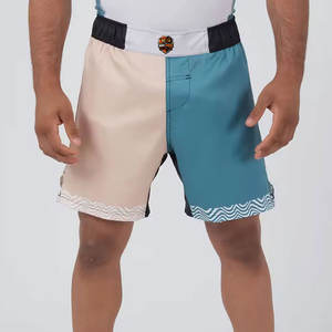 Pantalones Cortos de Entrenamiento de MMA para Hombre, para Artes Marciales Mixtas, Gimnasio, Ligeros, de Secado Rápido, Duraderos y Cómodos, de Poliéster/Algodón - Product Image 1