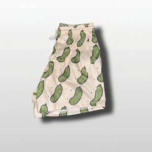 High Quality Digital Printed Custom Logo Solid Men's Shorts Breathable Quick Dry Elastic Waist Cotton Mesh Double <b>Layer</b> - Product Image 3