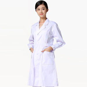 Uniformes Médicos Unisex de Alta Calidad TALLIANS INTERNATIONAL, Bata de Laboratorio de Color Sólido, Manga Larga, Tela de Algodón, Venta al Por Mayor - Product Image 6