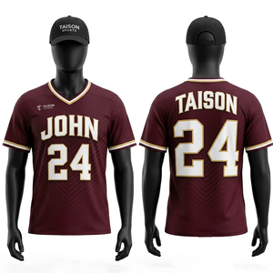 Camiseta de Lacrosse para Hombre, 150 GSM, Malla de Poliéster Transpirable, Paneles en Rojo y Negro en Contraste, Sublimación, Logotipo Personalizado, Corte Atlético - Product Image 3