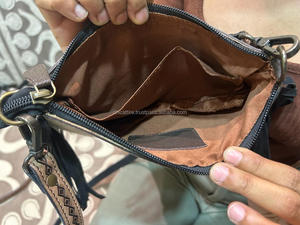 Cheveux usinés à la main sur peau fourrure cuir frange sac à main femmes élégantes coloré outillage cuir sac à bandoulière taille idéale sacs à bandoulière - Product Image 4