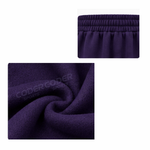 Conjunto Deportivo de Invierno para Mujer, Precio al por Mayor, Logotipo Personalizado, Transpirable, 80% Algodón, 20% Poliéster, Sudadera con Capucha Extra Grande, Pantalones Deportivos, Tallas Grandes - Product Image 4