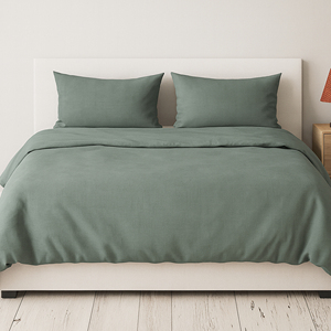 Eco-Friendly Misty Teal <b>Bamboo</b> Bedsheet 300 Thread Count Eco Friendly for for Soft, Cool & Comfortable Sleep Wholesale Available - Product Image 2