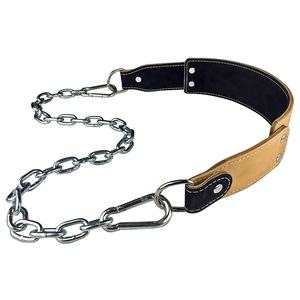 Cowhide Dip Belt with Chain <b>Weight</b> <b>Training</b> Full-Grain Leather Professional Protection Heavy Duty 6mm Thick Non-Slip Strong - Product Image 6