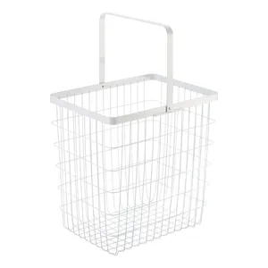 Premium Iron Wire <b>Basket</b> for Luxury Decorative Storage NeedsDecorative Stainless Steel Wire <b>Basket</b> Stainless Steel Handle - Product Image 1