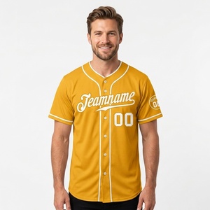 Camiseta de Béisbol al por Mayor con Logotipo Bordado, Uniforme Deportivo Unisex de Manga Corta, Malla de Poliéster, Uniforme de Béisbol 3D - Product Image 2