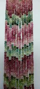 Perles facettées en tourmaline naturelle de haute qualité, taille 3mm-4mm, pour la fabrication de bijoux M.Y. Pierres précieuses certifiées par des tiers - Product Image 6