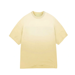T-shirt unisexe rose oversize à manches courtes, épaules tombantes, 100 % coton, délavé à l'acide, col rond, couleur unie, entièrement personnalisable devant et derrière - Product Image 2
