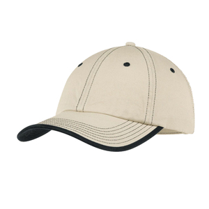 Classic Two-Tone Low-Profile Baseball Cap 100% Cotton Breathable Adjustable Embroidery Workouts Outdoor Activities All Season - Product Image 4