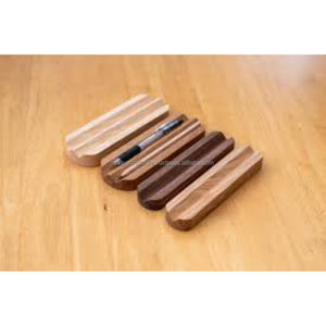 Premium Solid <b>Wood</b> Pen Holder with Smooth Finish Handmade Desk Organizer <b>for</b> Study and Office <b>Decor</b> - Product Image 3