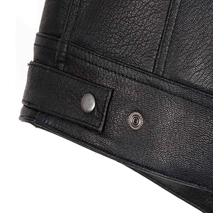 Men's New Custom Casual Motorbike <b>Vest</b> Cowhide Original Genuine Leather Waistcoat High Quality XL Best Design Racing Motorcycle - Product Image 5