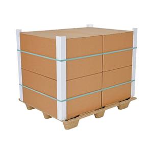 Paleta de madera prensada duradera, adecuada para almacenamiento, transporte y exportación de mercancías pesadas. - Product Image 2