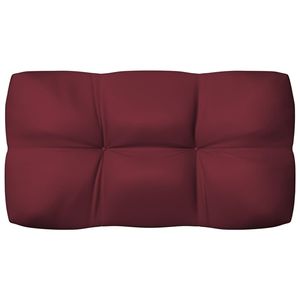 ชุดเบาะโซฟากลางแจ้งสีแดงไวน์ 7 ชิ้น ทำจากโพลีเอสเตอร์ 100% - Product Image 6