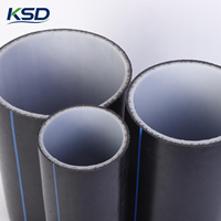 Tubería de HDPE Reforzada con Acero PN16 PN25 2.5MPa para Tuberías de Agua Presurizada, Tubería Troncal Municipal
