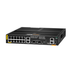 R8Q72A 12 Port <b>PoE</b> Managed IEEE 802.3 Gigabit Network <b>Switch</b> 2SFP+ Enterprise Business Solutions Technoverse 48V Power Input - Product Image 2