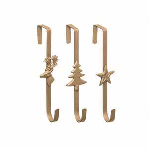 Gancho de Puerta Metálico con Forma de Árbol, Colgador Decorativo Navideño Tradicional - Product Image 4