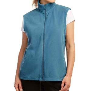 OEM Made Custom Logo Fleece Vest Women Stand Collar Sleeveless Zipper <b>Jacket</b> <b>Winter</b> <b>Running</b> Outdoor Fitness Sportswear - Product Image 2