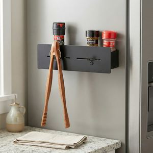 Wholesale Household Storage Rack Metal Housewares 1 tier Magnet Storage Rack with <b>Rubber</b> Magnet <b>Sheet</b> - Product Image 1