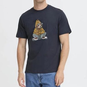 T-shirts Homme Vintage Personnalisés à Col Rond et Manches Courtes, Imprimés avec Logo, Respirants et à Séchage Rapide, en Polyester/Coton – Vente en Gros - Product Image 3