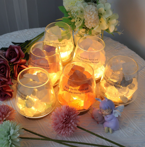 Lámparas de Sal del Himalaya de Cristal de Roca con Aroma, Decoración Creativa, Venta al por Mayor - Product Image 1