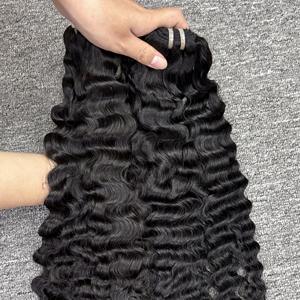 Paquets de cheveux de trame humaine de vague d'eau vendeur de cheveux de temple 100% extensions naturelles vietnamiennes non traitées de cheveux humains - Product Image 4