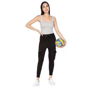 Pantalones Deportivos de Algodón Ajustados Personalizados para Mujer, Ropa Deportiva Elástica, Pantalones Cargo con Bolsillos, Pantalones de Calle, Pantalones de Invierno - Product Image 3