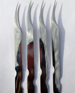 Pinzas Profesionales de Acero Inoxidable Antimagnéticas de 10 mm para Extensión de Pestañas, Herramienta de Precisión para Aislamiento y Volumen, Punta Suave - Product Image 4