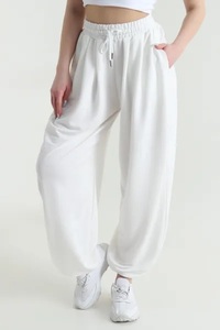 Pantalon de sport pour femme 2026 EVER GLOW, modèle personnalisé pour la jambe droite, en polaire polyester/coton respirant et écologique, séchage rapide, vente en gros - Product Image 3